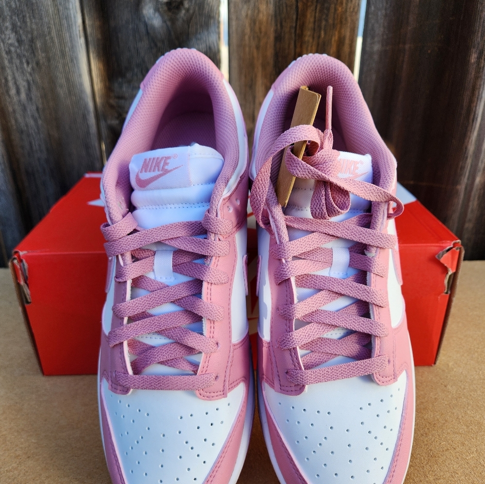 Women's Nike Dunk Low Next Nature White/Elemental Pink - Picture 5 of 7